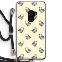 Vogeltjes: Xiaomi Mi Mix 2 Transparant Hoesje met koord
