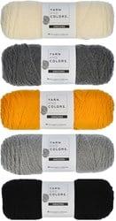 Droomtas Haakpakket 02 Graphite - Mustard - Shark Grey Zonder Tas