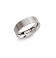 Boccia 0101-01 Ring Titanium zilverkleurig 6 mm
