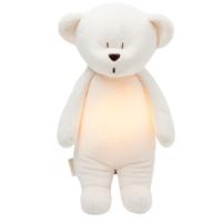 Moonie The Humming Bear Cream | 28 cm | Hartslag en ruis knuffel met huilsensor en licht Moonie The Humming Bear Cream | 28 cm | Hartslag en ruis knuffel met huilsensor en licht