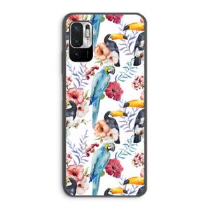 Bloemen tukan: Xiaomi Redmi Note 10 5G Transparant Hoesje