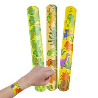 Decopatent® Uitdeelcadeaus 36 STUKS Dinosaurus Klaparmbandjes - - thumbnail