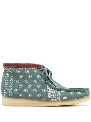 Clarks Originals bottines Wallabee à lacets - Vert