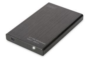 Digitus DA-71104 behuizing voor opslagstations HDD-/SSD-behuizing Zwart 2.5/3.5"