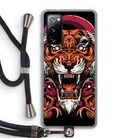 Tiger and Rattlesnakes: Samsung Galaxy S20 FE / S20 FE 5G Transparant Hoesje met koord