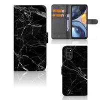 Motorola Moto G22 | Bookcase | Marmer Zwart - Origineel Cadeau Vader