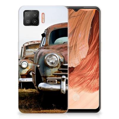 OPPO A73 4G | Siliconen hoesje | met foto Vintage Auto
