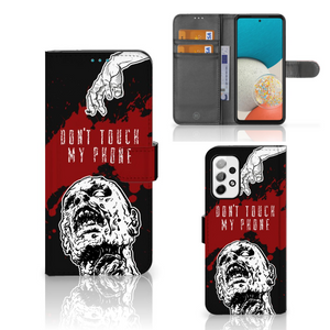 Samsung Galaxy A73 5G Portemonnee Hoesje Zombie Blood