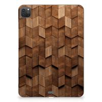 Silicone Tablet Hoes voor iPad Pro 11 (2024) Wooden Cubes