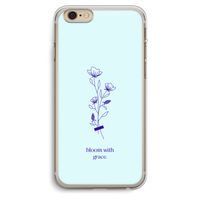 Bloom with grace: iPhone 6 Plus / 6S Plus Transparant Hoesje
