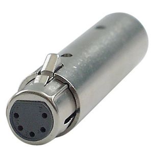 DAP FLA30 XLR 3p naar XLR 5p adapter