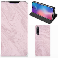 Xiaomi Mi 9 Standcase Marble Pink - Origineel Cadeau Vriendin - thumbnail