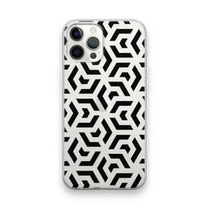 Crazy pattern: iPhone 12 Pro Max Transparant Hoesje