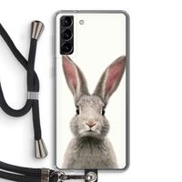 Daisy: Samsung Galaxy S21 Plus Transparant Hoesje met koord