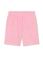 Marc Jacobs Kids short élastiqué à effet usé - Rose