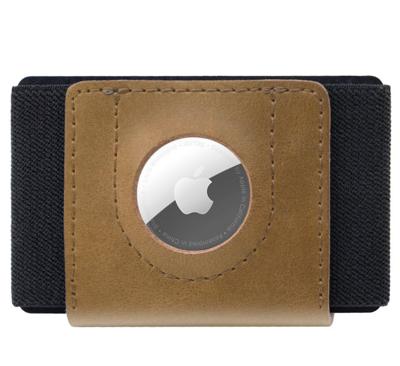 FIXED Tiny AirTag Wallet bruin