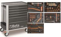 Beta BW 2400S G7/E-M Gereedschapswagen met 7 laden, gevuld met gereedschap | 309 Delig - 024006325