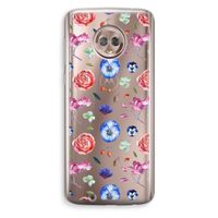 Bloemetjes: Motorola Moto G6 Transparant Hoesje Bloemetjes: Motorola Moto G6 Transparant Hoesje