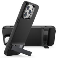 iPhone 14 Pro Metal Kickstand Case - Black