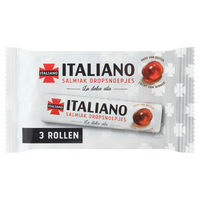 Italiano Salmiak Dropsnoepjes 3 Stuks 99g Aanbieding bij Jumbo |  2 zakken a 100200 gram of pak met 3 rollen a 99 gram