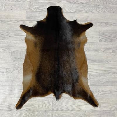 Geitenhuid bruin zwart 90x65cm