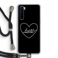 Best heart black: OnePlus Nord Transparant Hoesje met koord