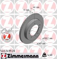 Remschijf Coat Z 540249920