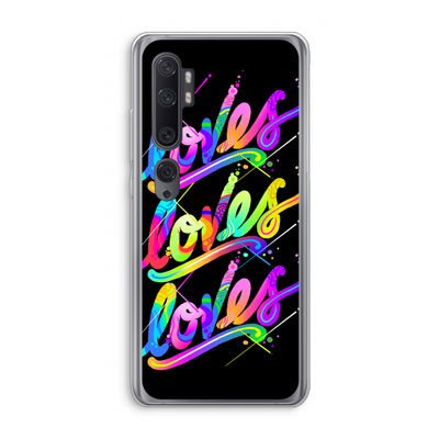 Loves: Xiaomi Mi Note 10 Transparant Hoesje