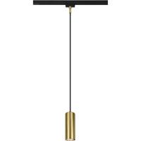 LED Railverlichting Hanglamp - 2 Fase GU10 - Rond Mat Goud Aluminium