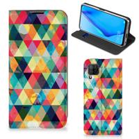 Huawei P40 Lite | Hoesje met Magneet | Geruit