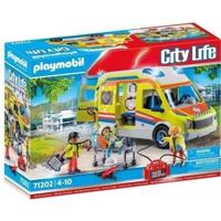 Playmobil - 71202 - City Action Les Subcutors - Ambulance met licht- en geluidseffecten