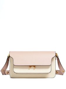 Marni sac porté épaule Trunk à design colour block - Rose