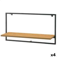 Planken Max Home Ijzer Hout MDF 65 X 35 X 20 CM (4 Stuks)