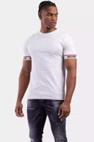 Moschino Basic T-Shirt Heren Wit - Maat XS - Kleur: Blauw | Soccerfanshop
