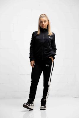 Under Armour Rival Knit Trainingspak Dames Zwart - Maat XS - Kleur: Zwart | Soccerfanshop Under Armour Rival Knit Trainingspak Dames Zwart - Maat XS - Kleur: Zwart | Soccerfanshop