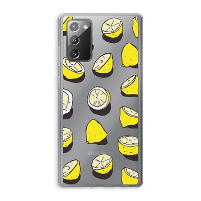 When Life Gives You Lemons...: Samsung Galaxy Note 20 / Note 20 5G Transparant Hoesje