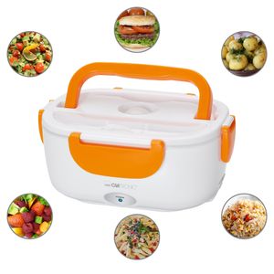 Clatronic LB 3719 263890 Elektrische lunchbox Wit, Oranje