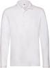 Fruit Of The Loom F541N Premium Long Sleeve Polo - White - M