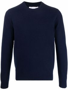 Comme Des Garçons Shirt pull en maille fine à bords nervurés - Bleu