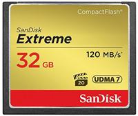 SanDisk Extreme 32GB CompactFlash Geheugenkaart