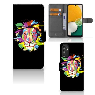 Samsung Galaxy A14 4G Leuk Hoesje Lion Color Samsung Galaxy A14 4G Leuk Hoesje Lion Color