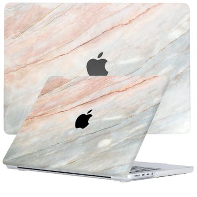 Lunso MacBook Pro 16 inch (2021-2024) cover hoes - case - Marble Aiden