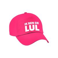 Cadeau petje - baseballcap voor volwassenen - de lul - roze - vrijgezellenfeest - bruiloft/trouwen