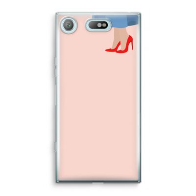High heels: Sony Xperia XZ1 Compact Transparant Hoesje