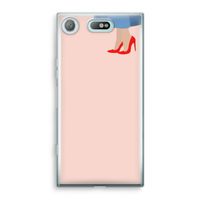 High heels: Sony Xperia XZ1 Compact Transparant Hoesje