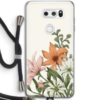 Floral bouquet: LG V30 Transparant Hoesje met koord