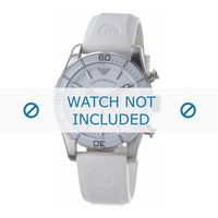 Armani horlogeband AR5947 Silicoon Wit 22mm - thumbnail