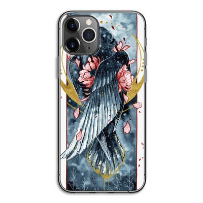 Golden Raven: iPhone 11 Pro Transparant Hoesje