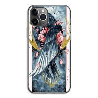 Golden Raven: iPhone 11 Pro Transparant Hoesje