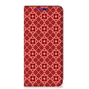 Samsung Galaxy A13 (5G) | Samsung Galaxy A04s Hoesje met Magneet Batik Rood